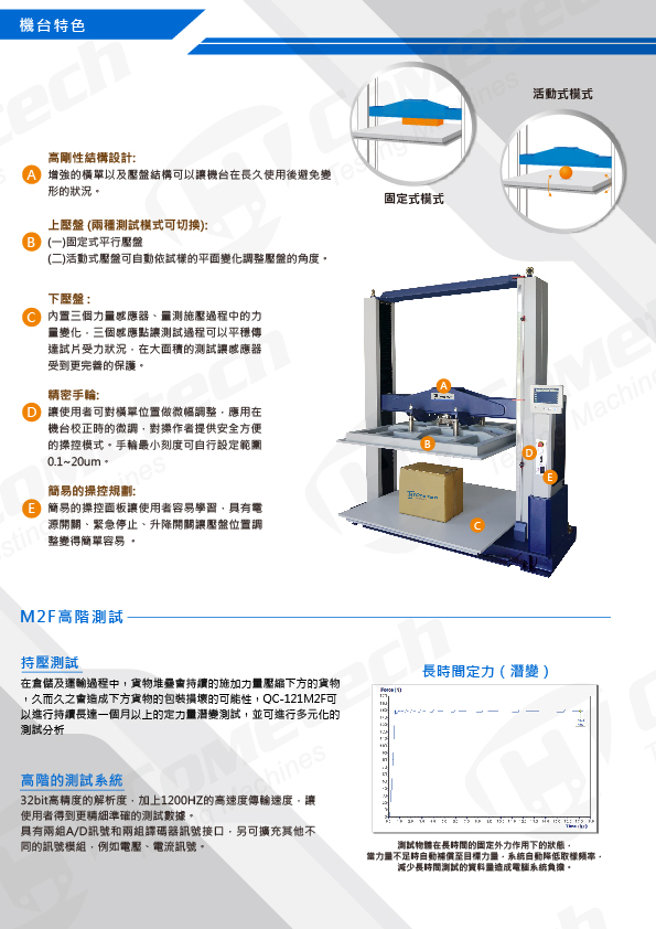 121M2F-紙箱抗壓試驗機