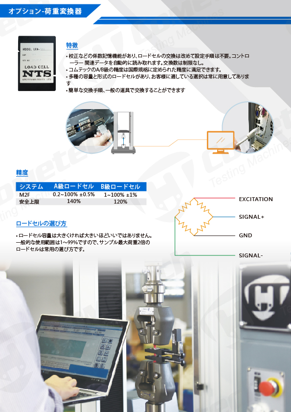 QC-526M2F 引張試験機-ロング型